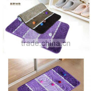 cheaper floor mat with TPR Base PP material door mat