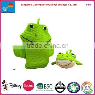 Cartoon Mitts / Animal Frog Bath Mitt / Bath Mitt Plush Stuffed Toy