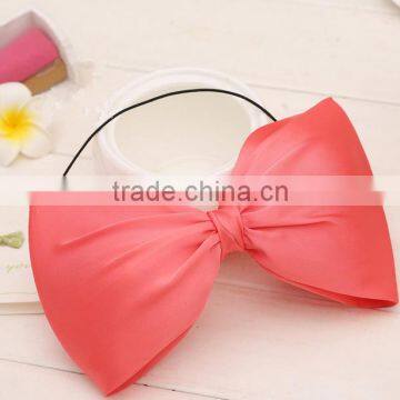 Popular Girls Hair Bows With Elastic Band,Bulk Bow Headband For Children