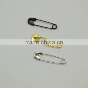 1000 Pcs Three Color Silver Black Gold Small Nickel Plated Safety Pins 4/5'' Length (18mm) Wholesales for Garment Hang Tag photo-2