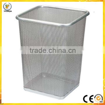 metal mesh trash bin indoor dustbin office waste paper bins