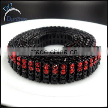 Hip Hop Men's Heavy Diamond Necklace, Men's Black Necklace photo-2
