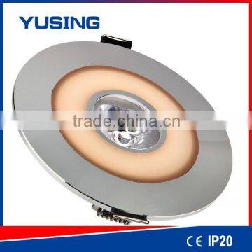 AC85-265V 4W RGB LED downlight Recessed Round