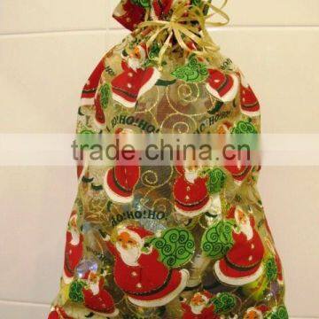 Christmas Organza Gift Bag