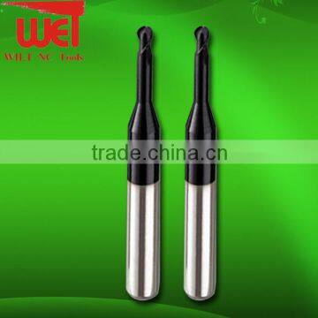 Long Neck Short Flute 2 Flutes Ball Nose End Mills