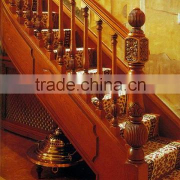 Red oak handrail Column Shape Roman Column Mould