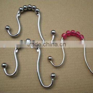 iron coated chrome curtain hook for window decoration,tieback,holdback