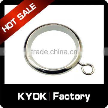 KYOK Fancy Silver ABS Plastic Curtain Rings, China Supplier Curtain Accessories Shower Bath Curtain Rings for Houseware System photo-2