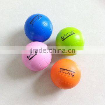pu foam vollyball 4 colors stress vollyball