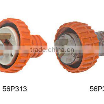 Electrical plug and connector (56P320)