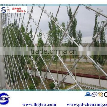 Wholesale galvanized sharp razor wire weld fence panel ZX-CS06