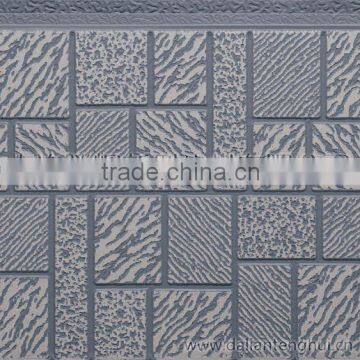 Exterior wall panel / Building facade panel / PU foaming siding popular in Russia