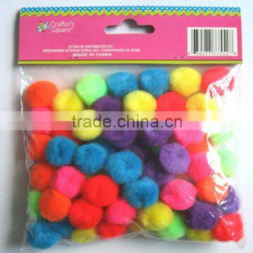 Everyday Color 1inch x 60pcs Acrylic pompoms