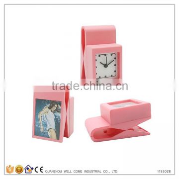 Plastic Clip on Table Mini Alarm Clock