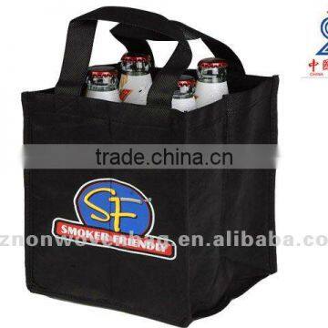 2014 eco-friendly promotion non-woven 6 bottles tote bag(HL-6022)