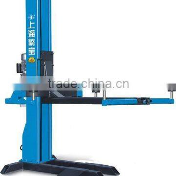 adjustable arm single post hydraulic lift