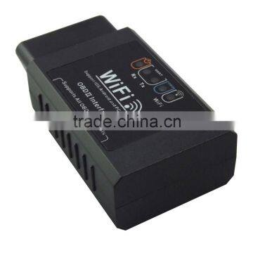 Black WiFi Elm327 OBD2 Auto Scanner Diagnostic Tool