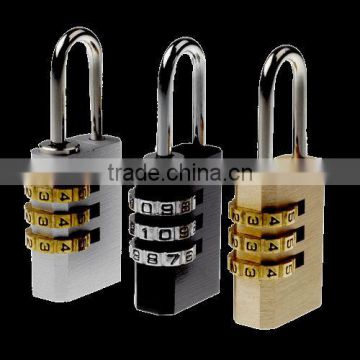 13001-2 3-dial brass combination luggage lock