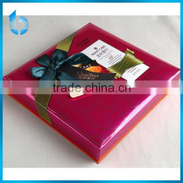 Custom shiny paper packaging box for gathering party presents