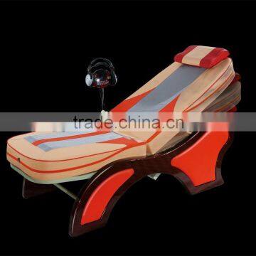 8 jade rollers electric lifting massage table with music & far-infrared