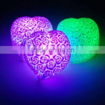 Rainbow Heart Shaped LED Night Light