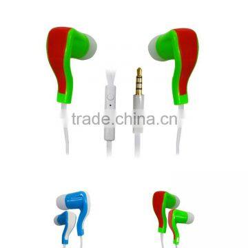 Cheap stereo earphone with mic headphones for mobile phone mobile accessories free sample oem headphones LTR