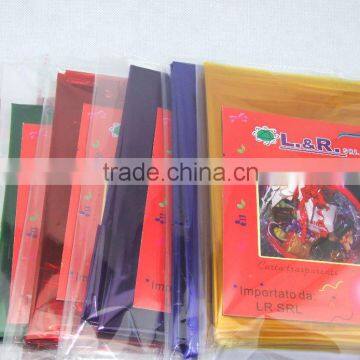 Solid Color Clear Film Plastic Cellophane for Gift Packing