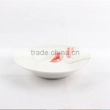 Factory Processing Custom Round Porcelain Soup Plate photo-6