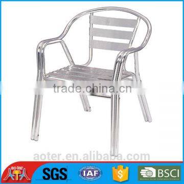 Trade assurance double leg aluminum chair outdoor