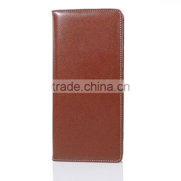 Ultra-thin leather business card holder