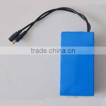 Alibaba in china 12v deep cycle lithium ion dc battery pack with switch 6.8/8ah/10ah/20ah for LED strip/panel&Camera/IP Camera