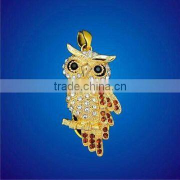 Jewelry USB Shape Owl USB Flash Drive