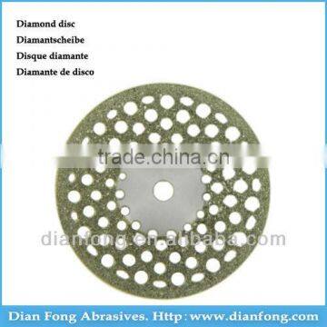 Hm19D20 19mm Flexible Miniature Perforated Dental Full Coated Diamond Disc Diamond Sanding Disks