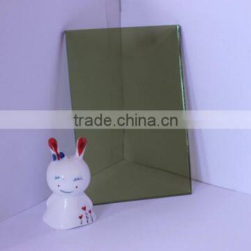 4mm dark green reflective sheet glass on sale with low price