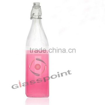 500ml water glass bottle, glass bottle with dropper for beverage