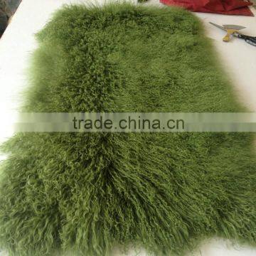 Wholesale Tibetan Mongolian Lamb Dyed Fur Plate