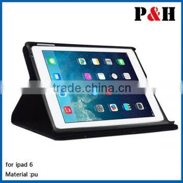 tablet cover for IPAD AIR 2/IPAD 6 PU leather printing case , fashion , high quality china factory wholesale