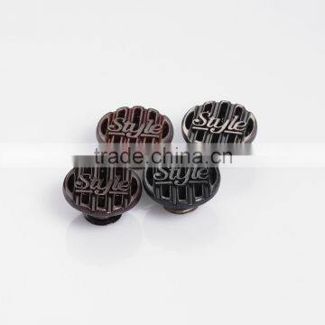 Custom Denim Engraved Logo Buttons Screw Metal Buttons photo-3