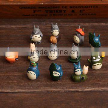 high quality resin crafts blue Totoro christmas gift