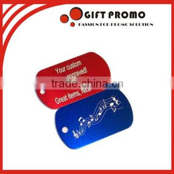 Promotional Metal Printing Engraved Dog Tag