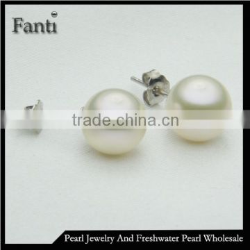 8-9mm white round pearl earring models jewelry