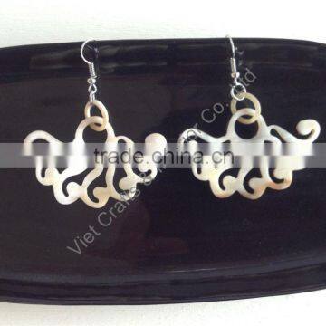 Buffalo horn earring