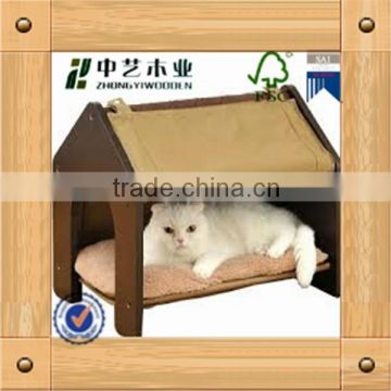 eco-friendly FSC&SA8000 handmade indoor wooden pethome /pet house cat house                        
                                                Quality Choice