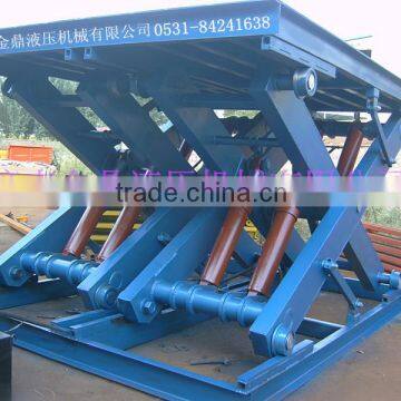 hydraulic scissor lifter platform for car lifting