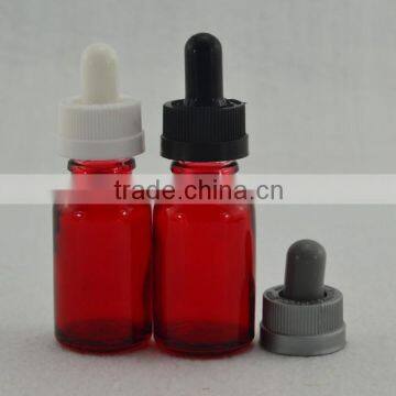 30ml Red Glass Dropper Bottle With Childproof Cap