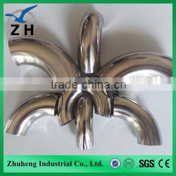 High quality food grade mitre bend pipe