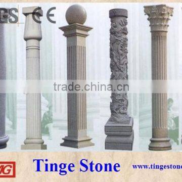 Marble column granite pillar designs from factory TMG manufacture