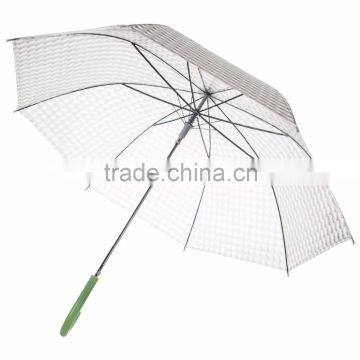 Cheap 23 Inch Transparent Stick Manufacture Clear Advertising Umbrella