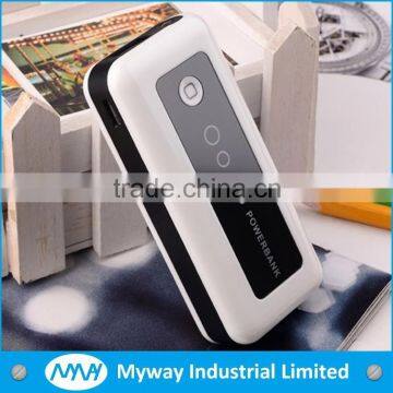 Manufacture wholesale bulk battery charger / mobile phone power bank 5000mah with LED