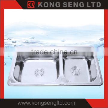 High quality Stainless steel 304 Deep draw Topmount sink -KS-TM-D19